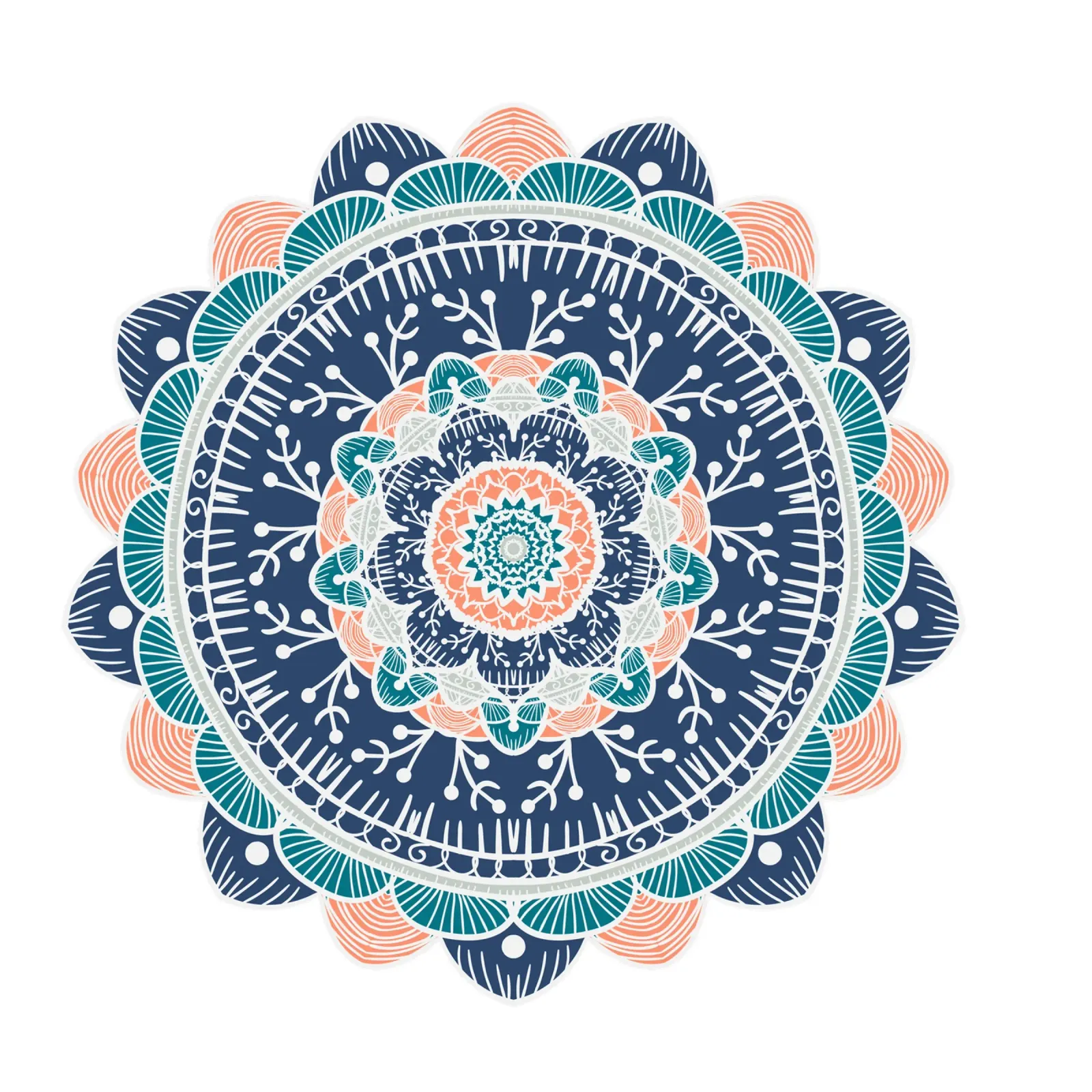 Mandala colorato pellicola backlit da Spiritual Touch