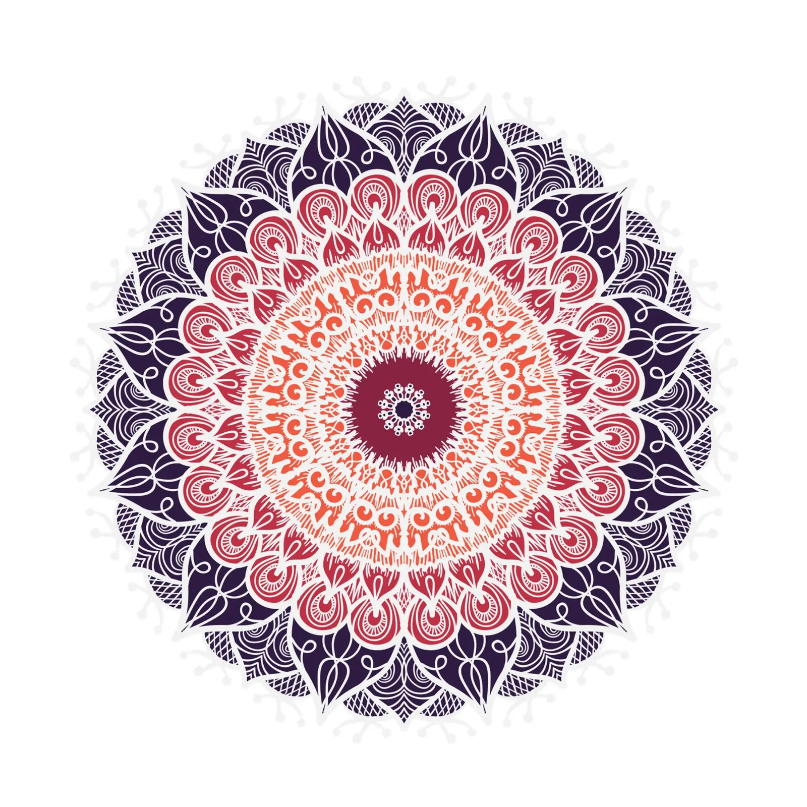 Mandala colorato pellicola backlit da Spiritual Touch
