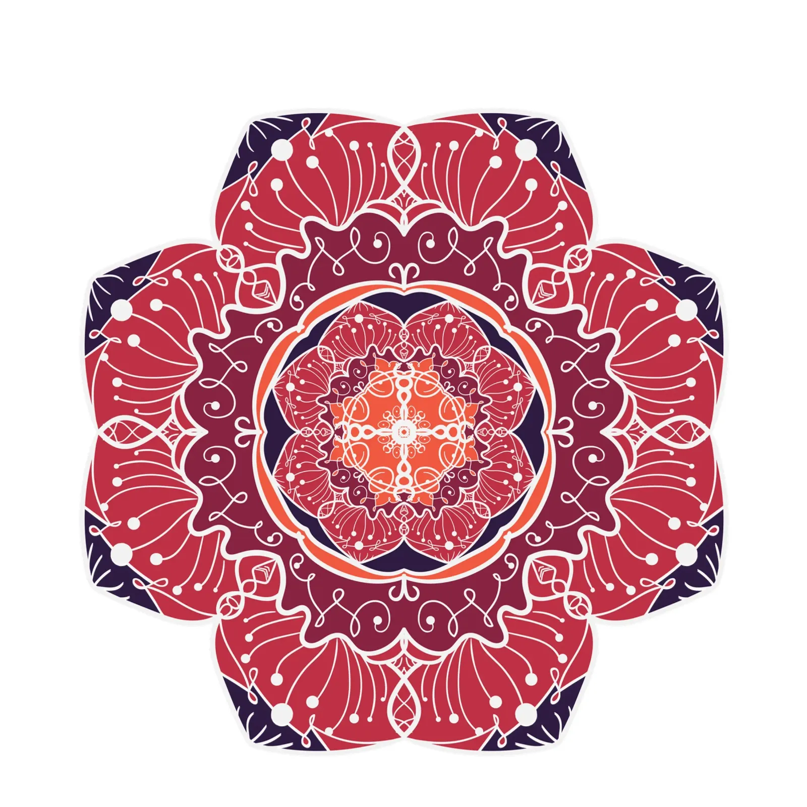 Mandala colorato pellicola backlit da Spiritual Touch