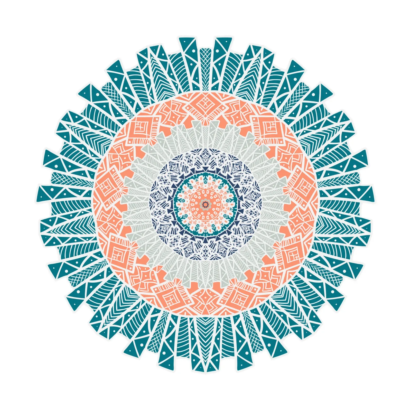 Mandala colorato pellicola backlit da Spiritual Touch