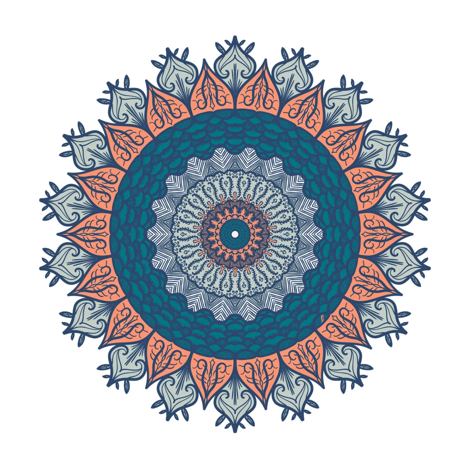 Mandala colorato pellicola backlit da Spiritual Touch