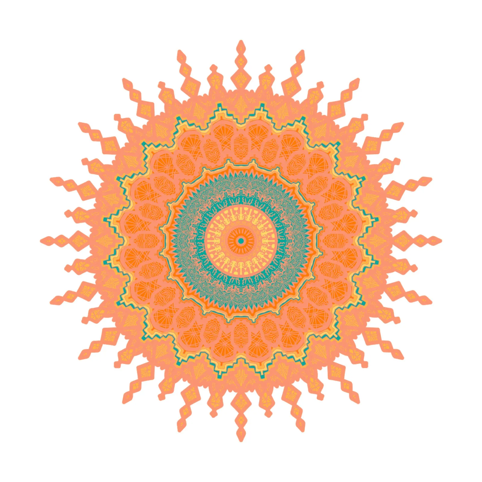 Mandala colorato pellicola backlit da Spiritual Touch