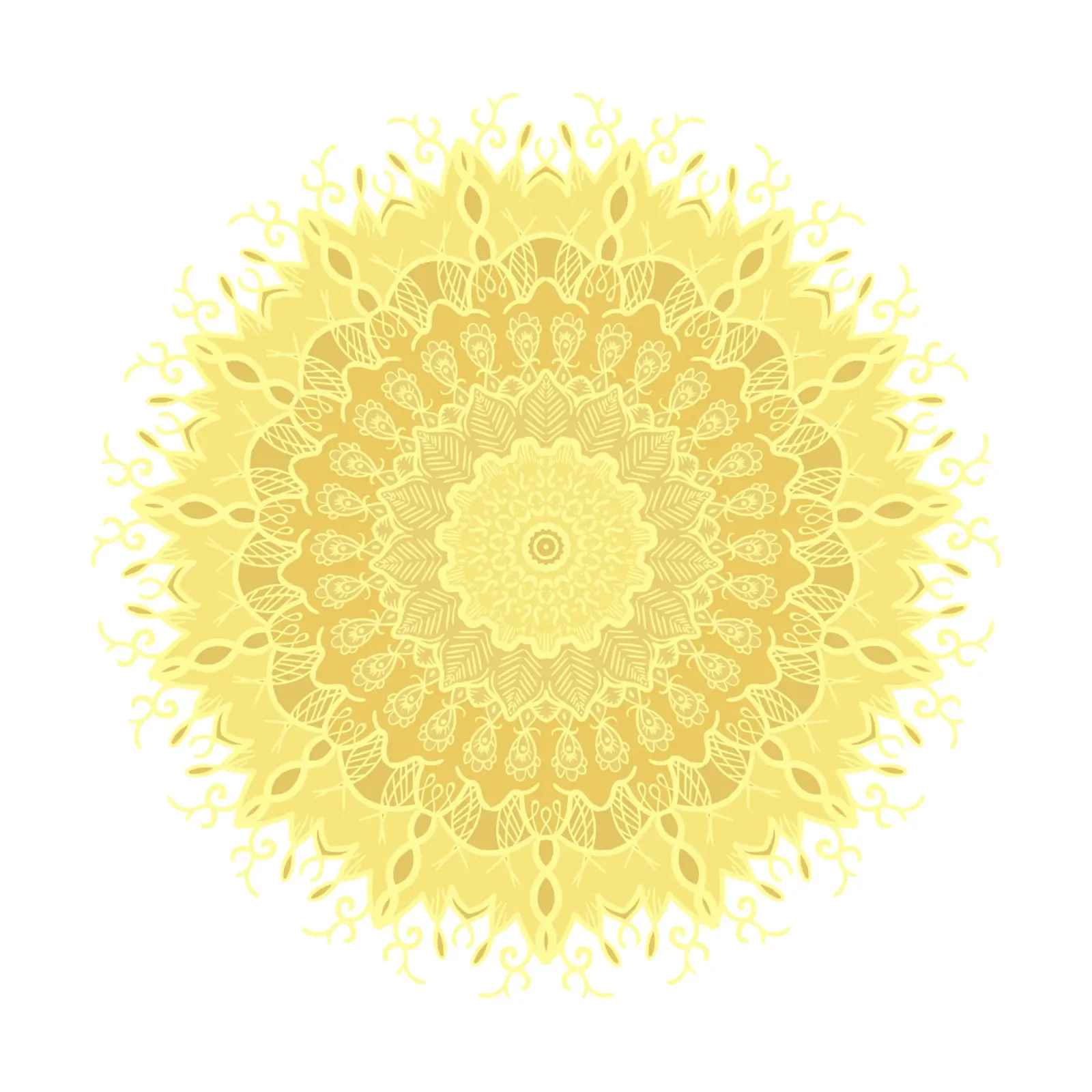 Mandala colorato pellicola backlit da Spiritual Touch