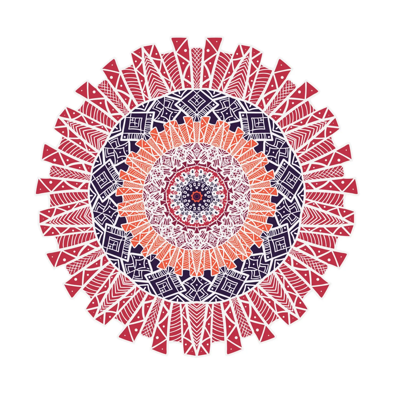 Mandala colorato pellicola backlit da Spiritual Touch