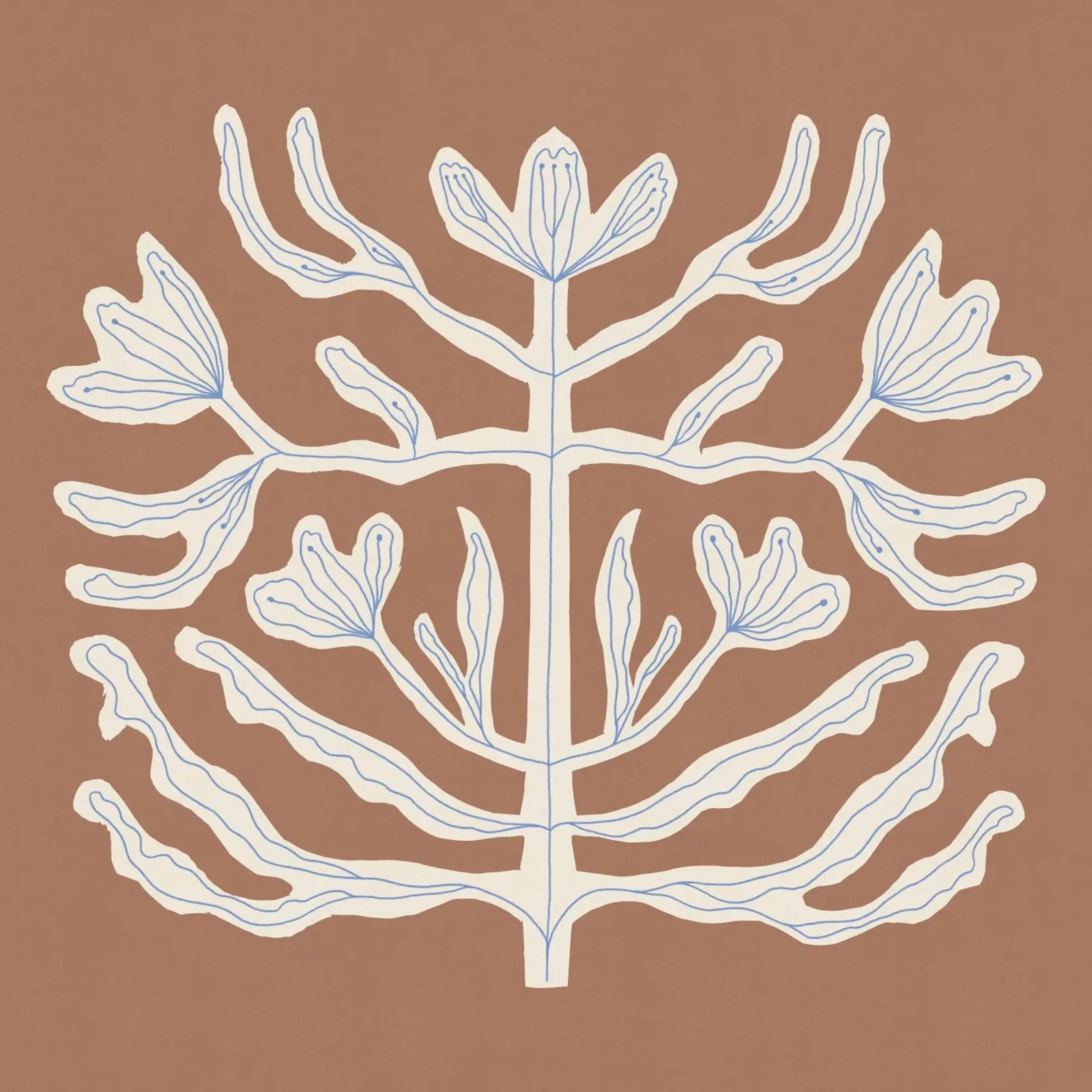 Simmetria floreale carta hahnemühle da Alisa Galitsyna
