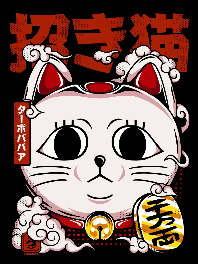 Maneki Neko - Turbo Granny pellicola backlit da LM2KONE