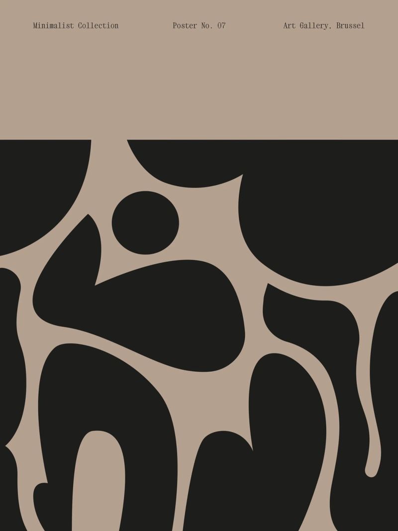 Minimalist Collection No 07 Poster von treechild