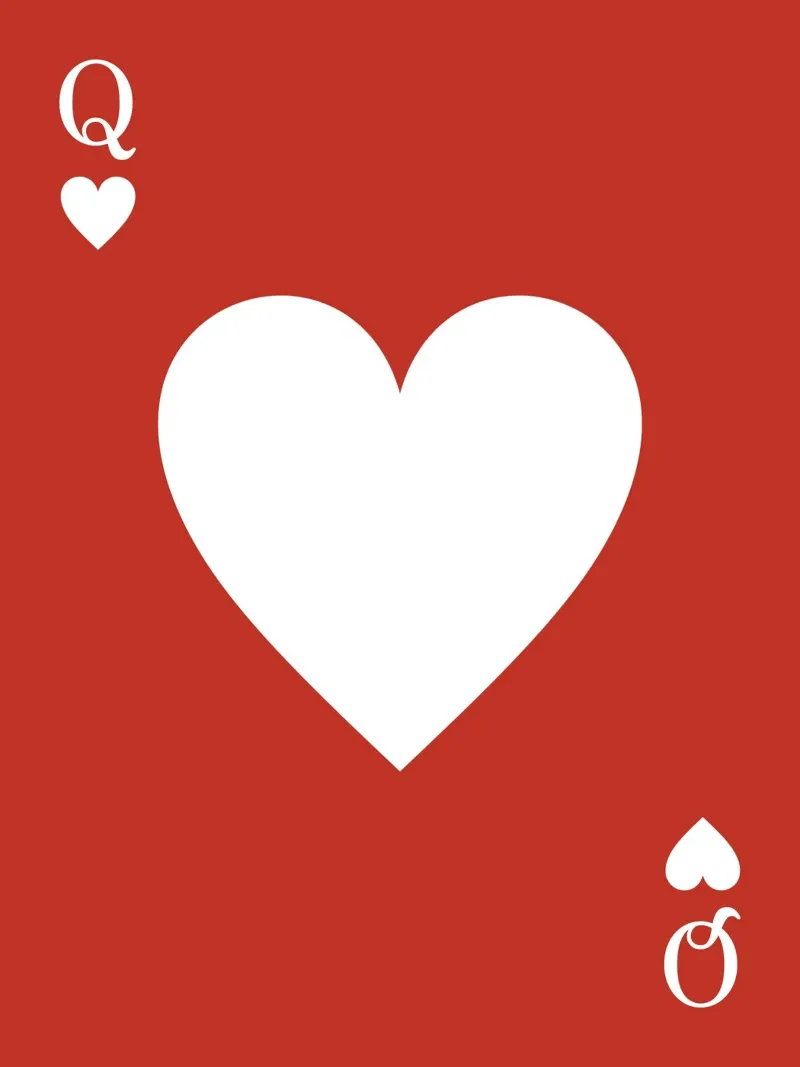 Queen of Heart (Red Tone) hahnemühle by Paigaam Studio
