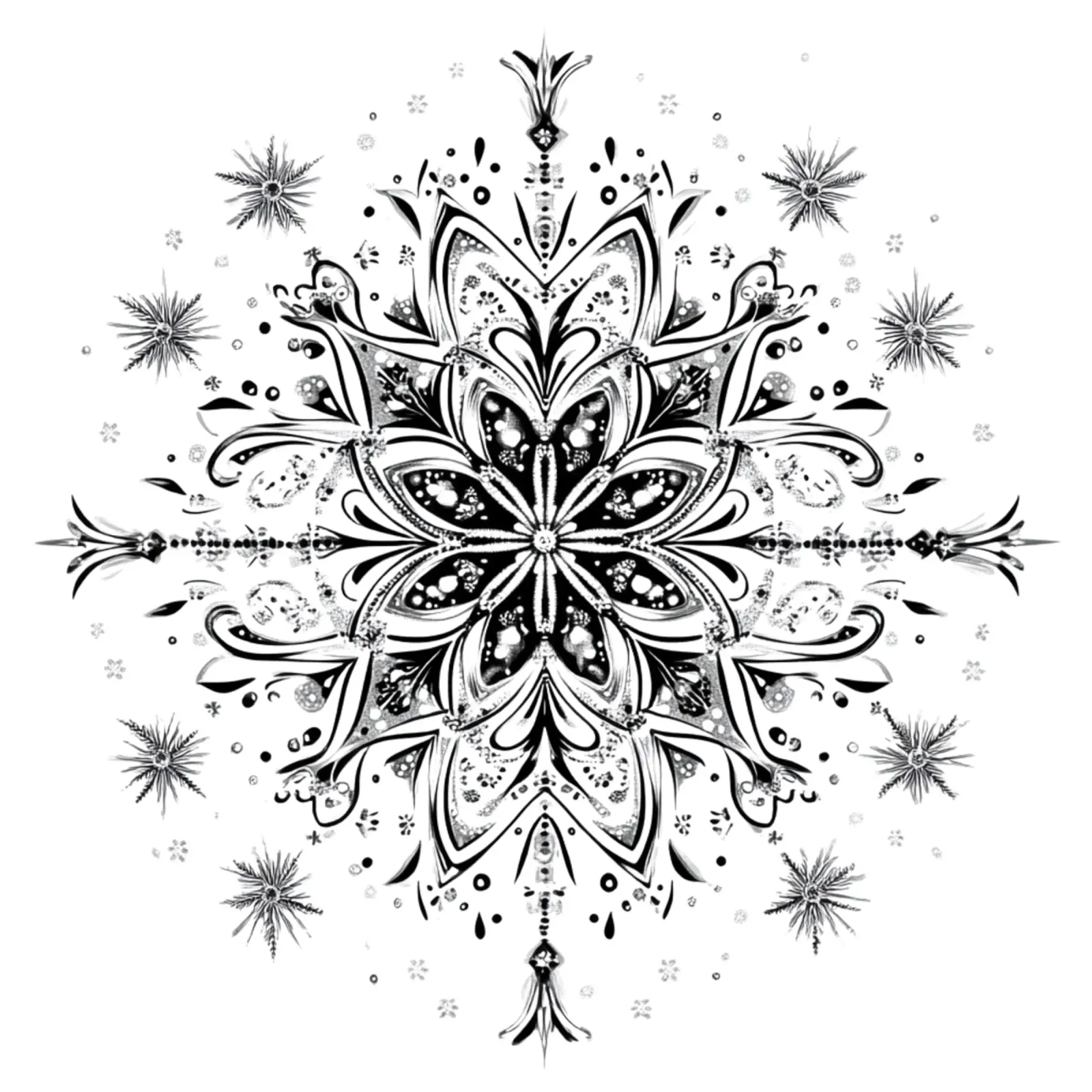 Mandala di Natale pellicola backlit da Spiritual Touch