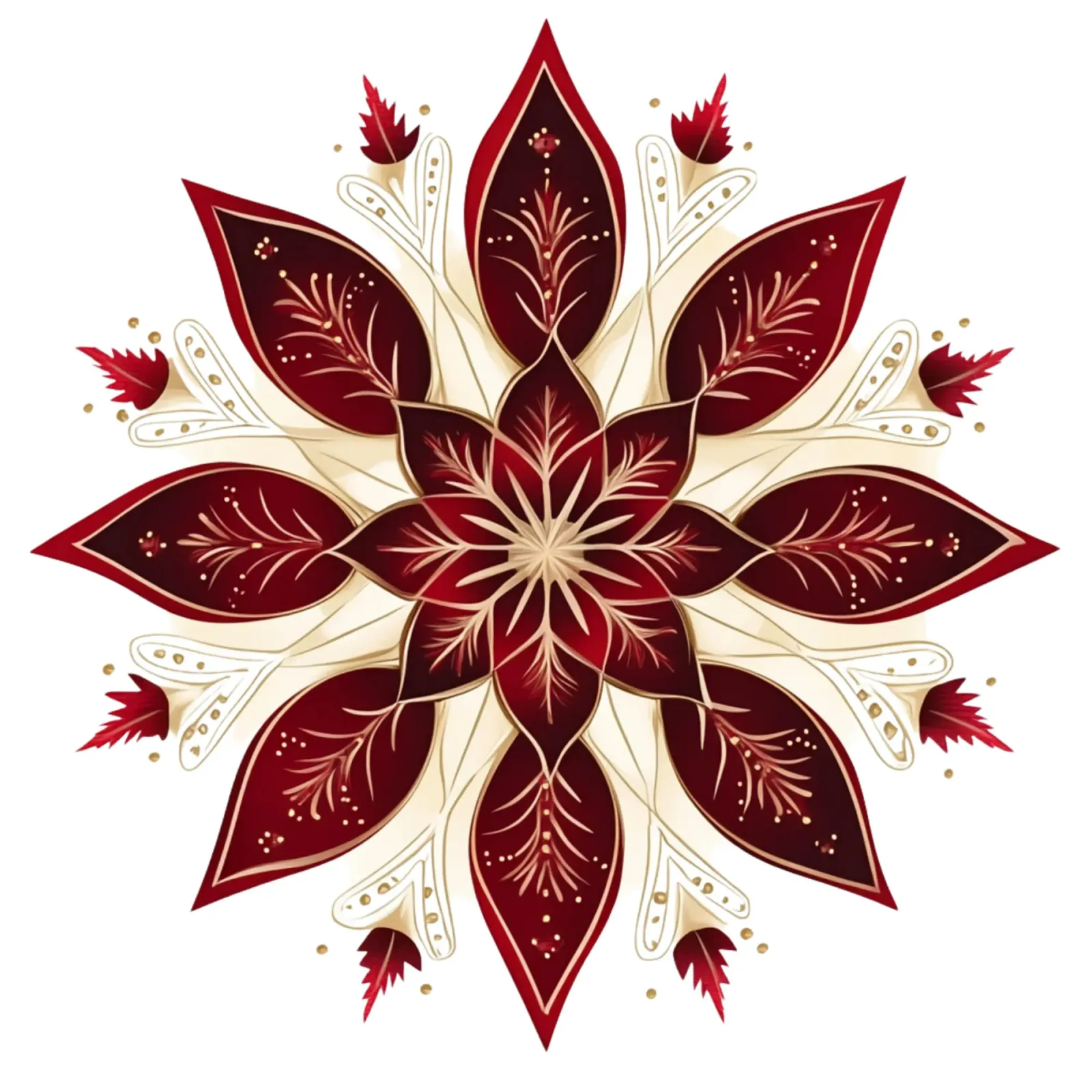 Mandala di Natale pellicola backlit da Spiritual Touch