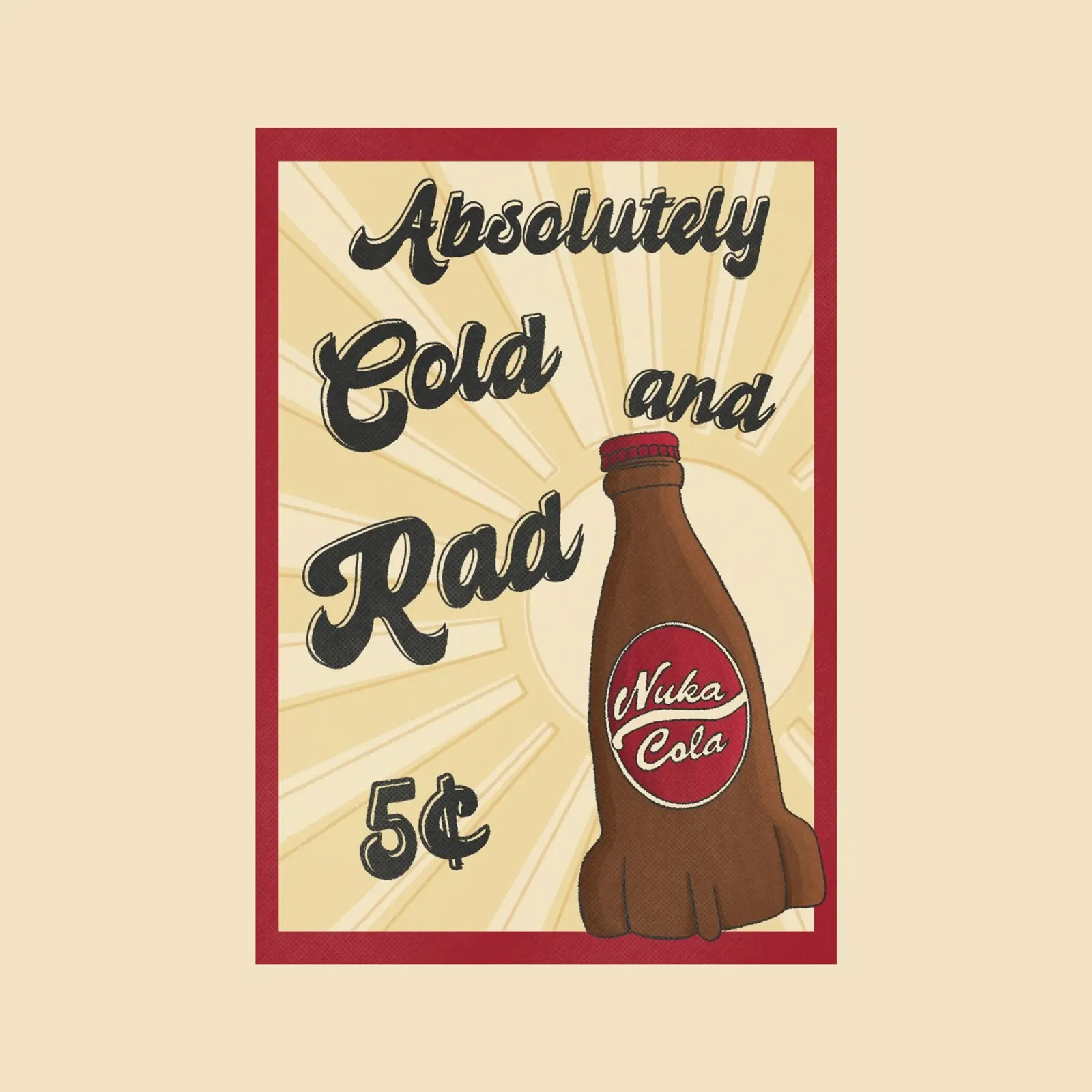 Nuka Cola poster pellicola backlit da Loobs