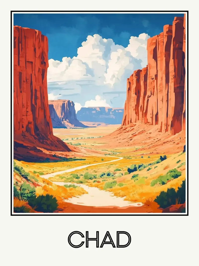 Chad poster da Frame the World