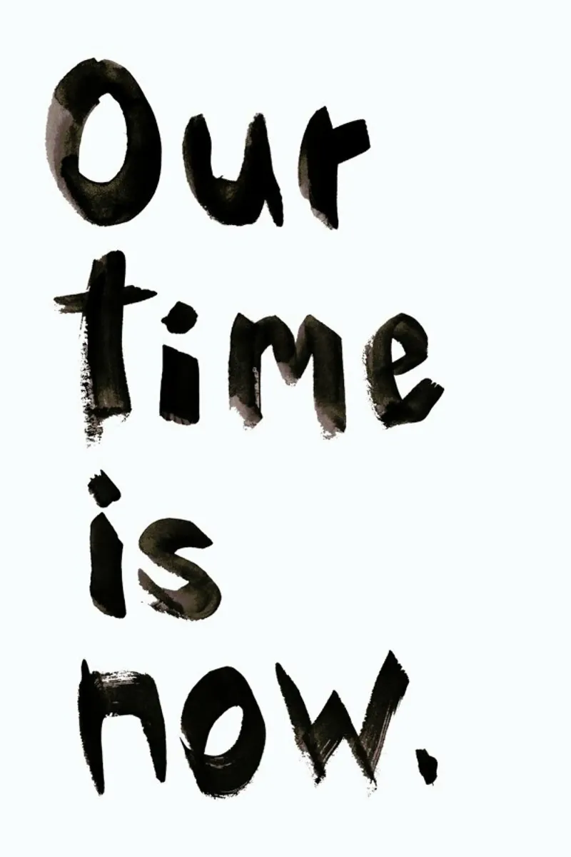 Our Time Is Now pellicola backlit da Farina Kuklinski