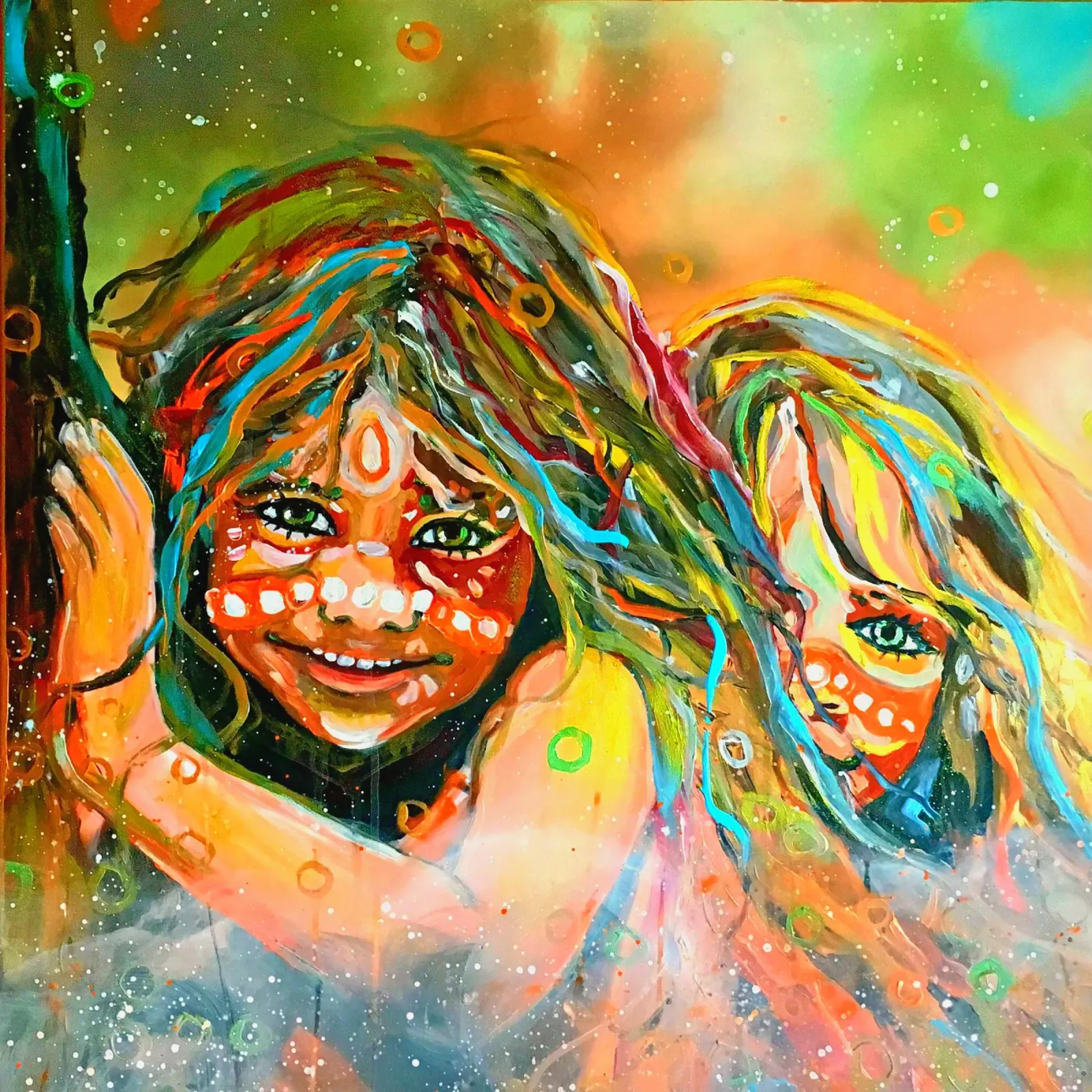 Amici per sempre pellicola backlit da Happy 😃 Art 🎨 by Christine Schnoell
