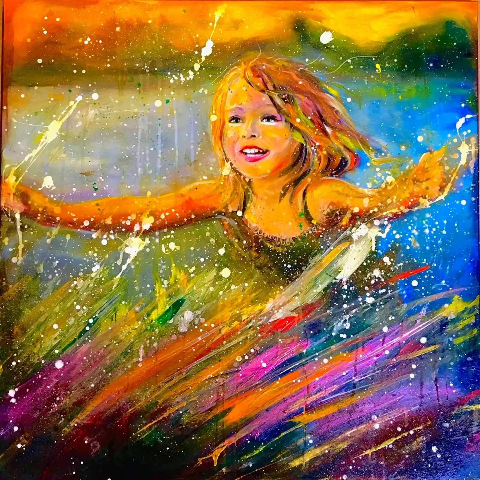 Farben des Glücks pellicola backlit da Happy 😃 Art 🎨 by Christine Schnoell