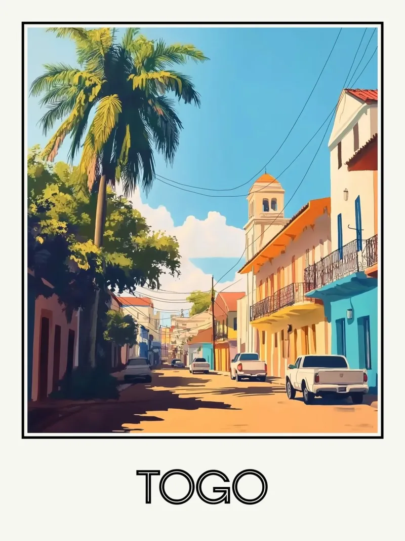 Togo poster da Frame the World