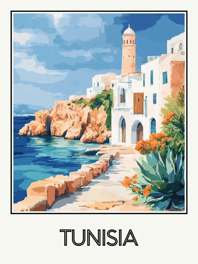 Túnez hahnemühle de Frame the World