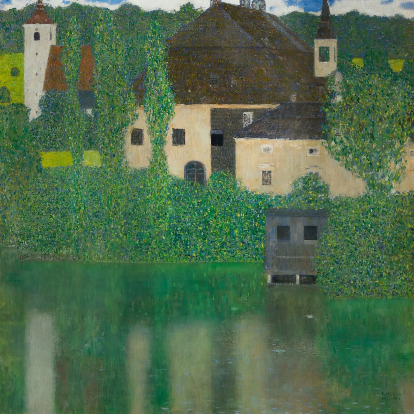 Gustav Klimt - Castello di Kammer sull'Attersee I pellicola backlit da Timeless Artworks
