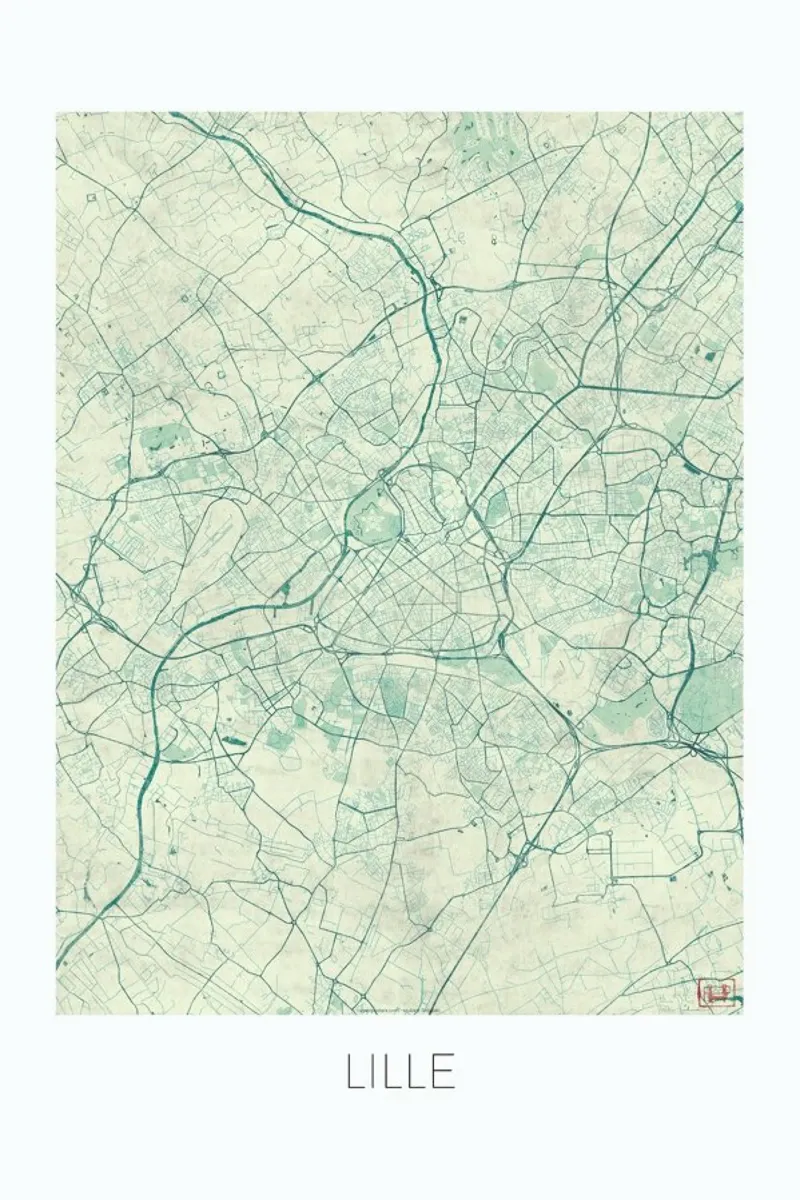 Lille Vintage poster da Hubert Roguski