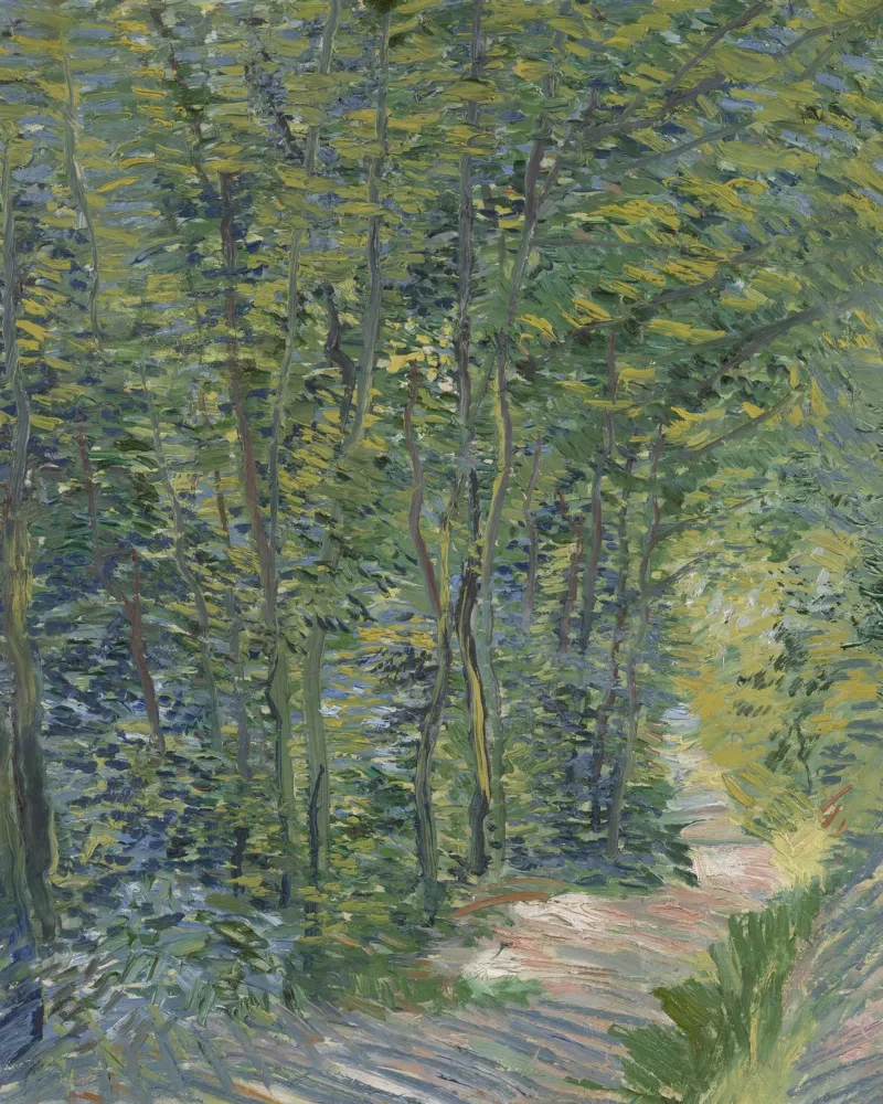 Vincent Van Gogh - Sentiero nel bosco, 1887 poster da Timeless Artworks