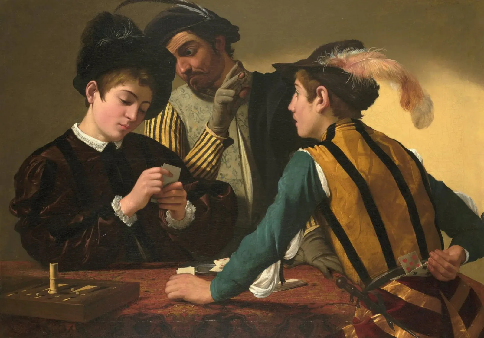 Caravaggio - I cardinali pellicola backlit da Timeless Artworks