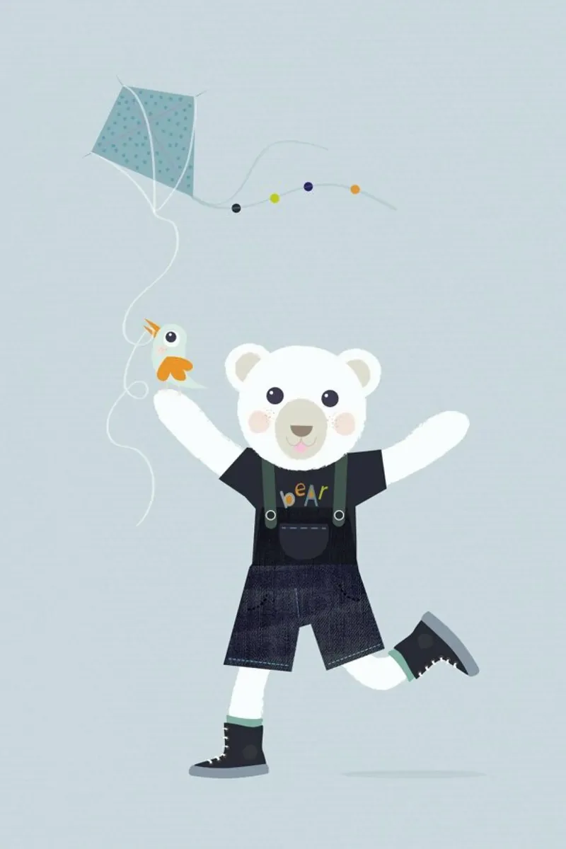 Bear Kite pellicola backlit da JaySan Studio