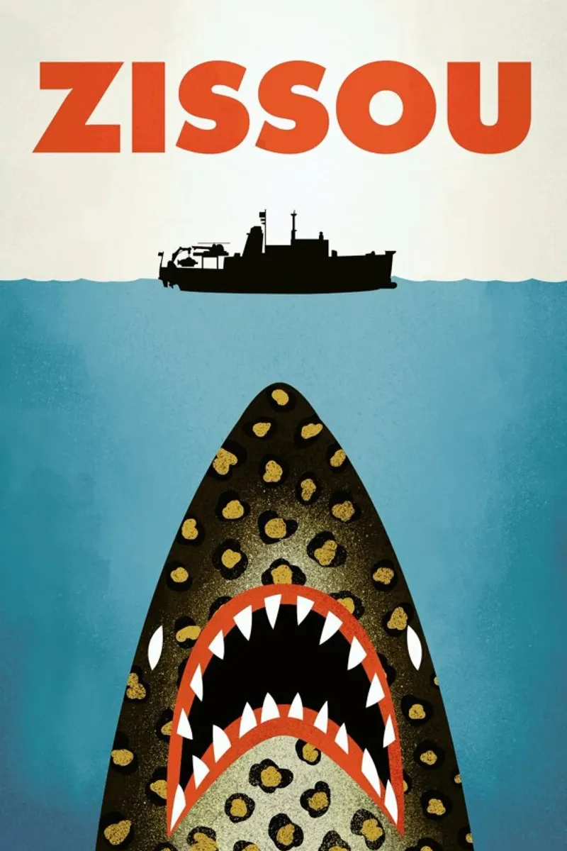Zissou poster con telaio in plastica da Chris Wharton