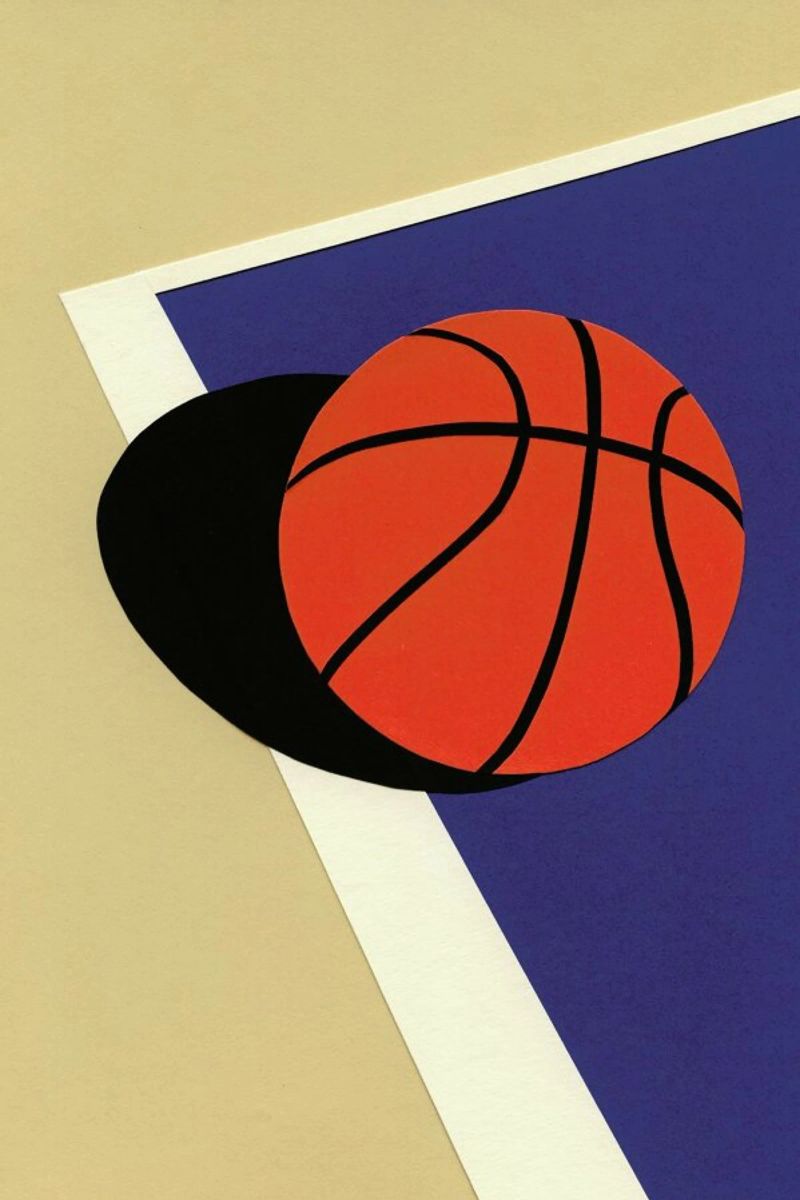 Oakland Basketball Team poster de Rosi Feist