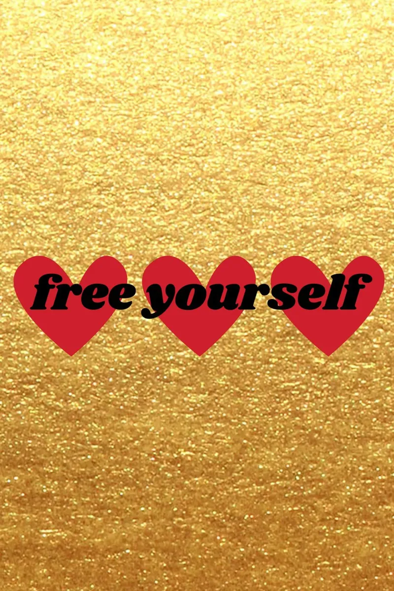 Free-Yourself poster con telaio in plastica da AESTHETIC VIBES by Isabel