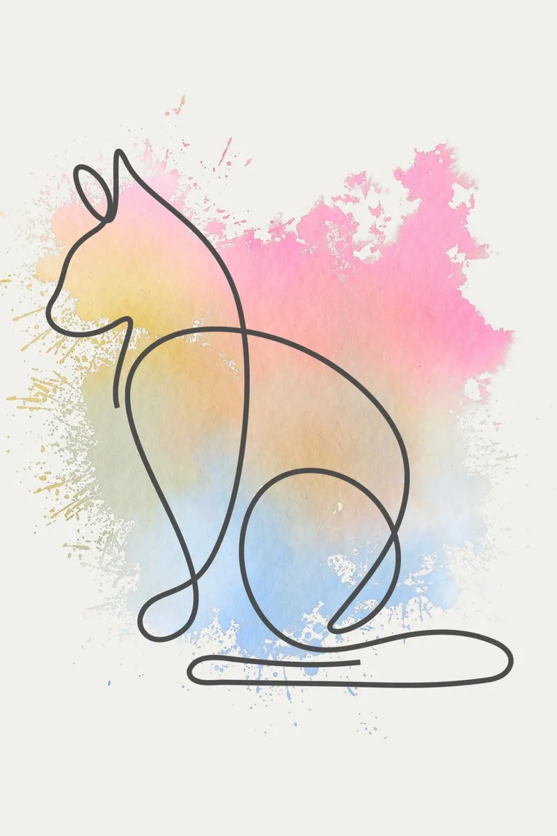 Inspire-Cat pellicola backlit da AESTHETIC VIBES by Isabel