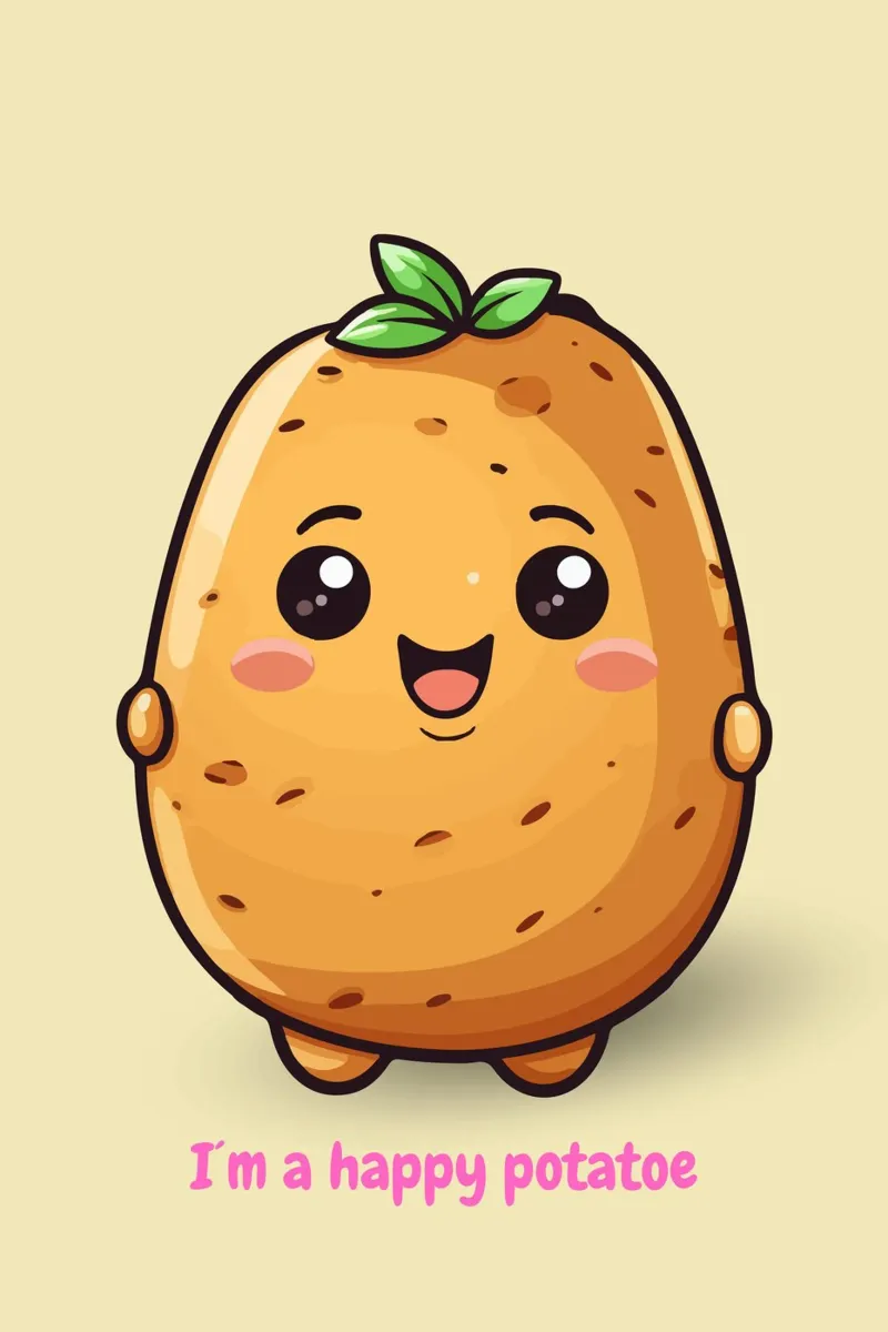 Happy Potatoe pellicola backlit da AESTHETIC VIBES by Isabel