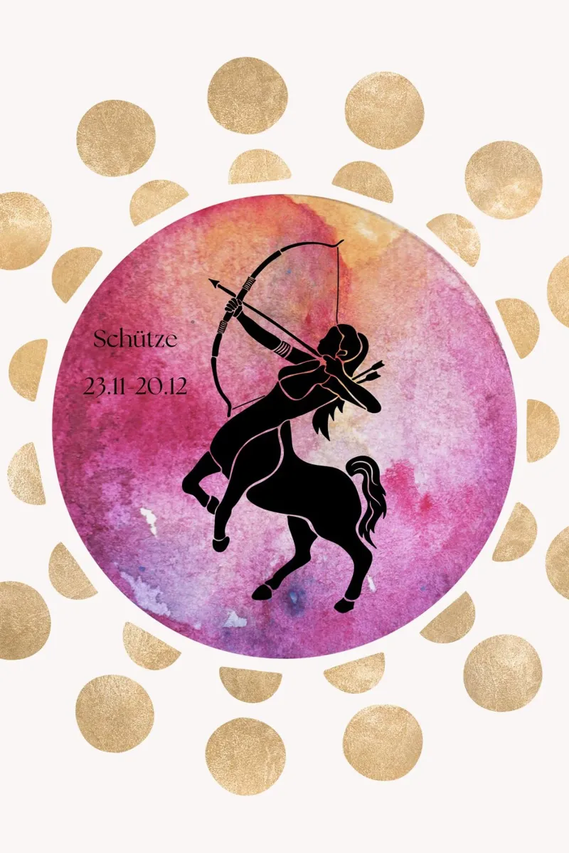 Sternzeichen-Schütze canvas by AESTHETIC VIBES by Isabel