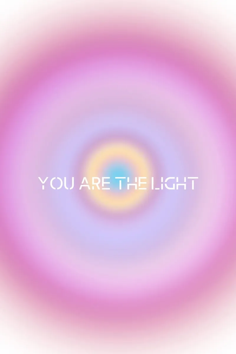 You-are-the-light pellicola backlit da AESTHETIC VIBES by Isabel