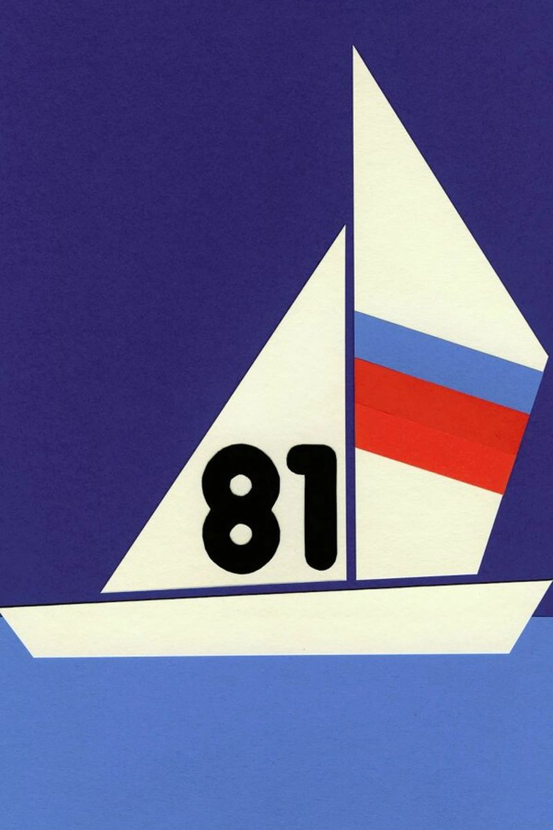 Sailing Regatta 81 poster by Rosi Feist