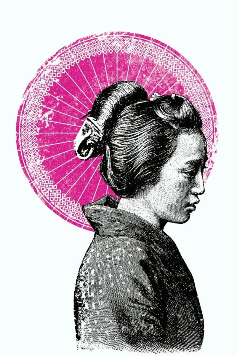 Geisha pellicola backlit da Amy & Kurt