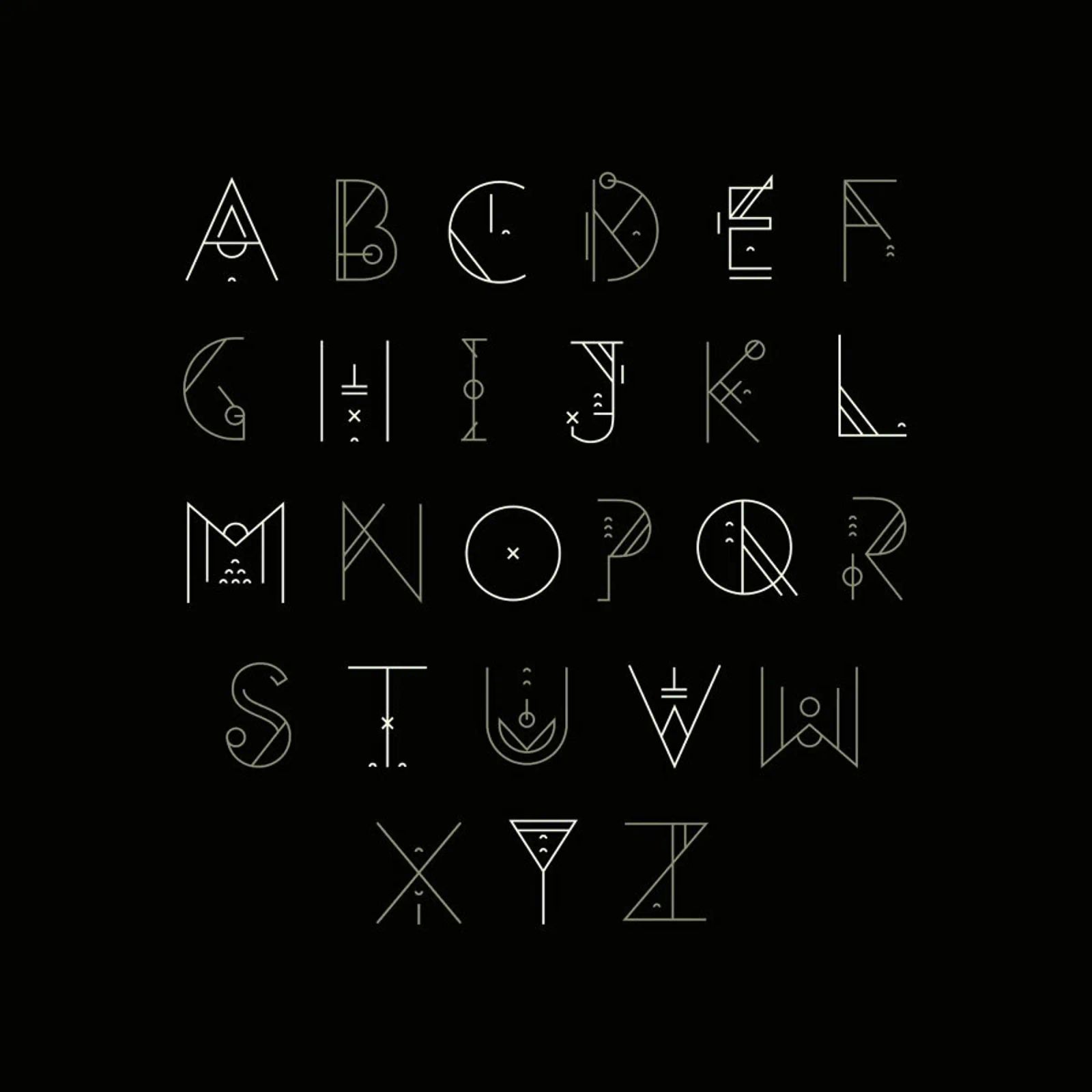 Zenith Font plexiglass da Petros Afshar