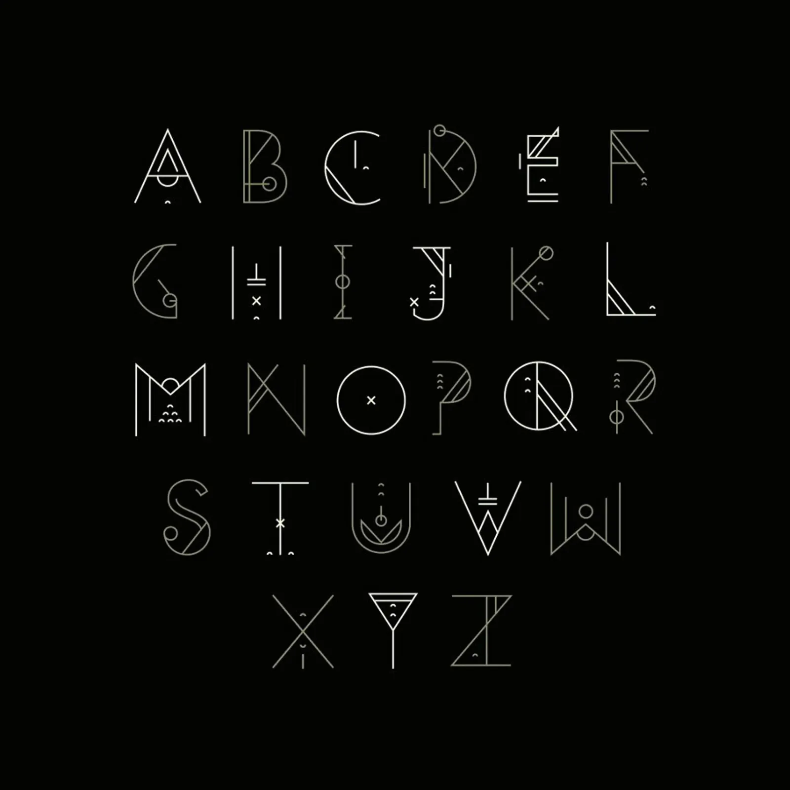 Zenith Font acryl van Petros Afshar