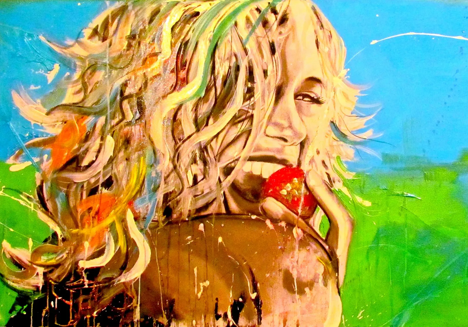 Gesund & Glücklich pellicola backlit da Happy 😃 Art 🎨 by Christine Schnoell