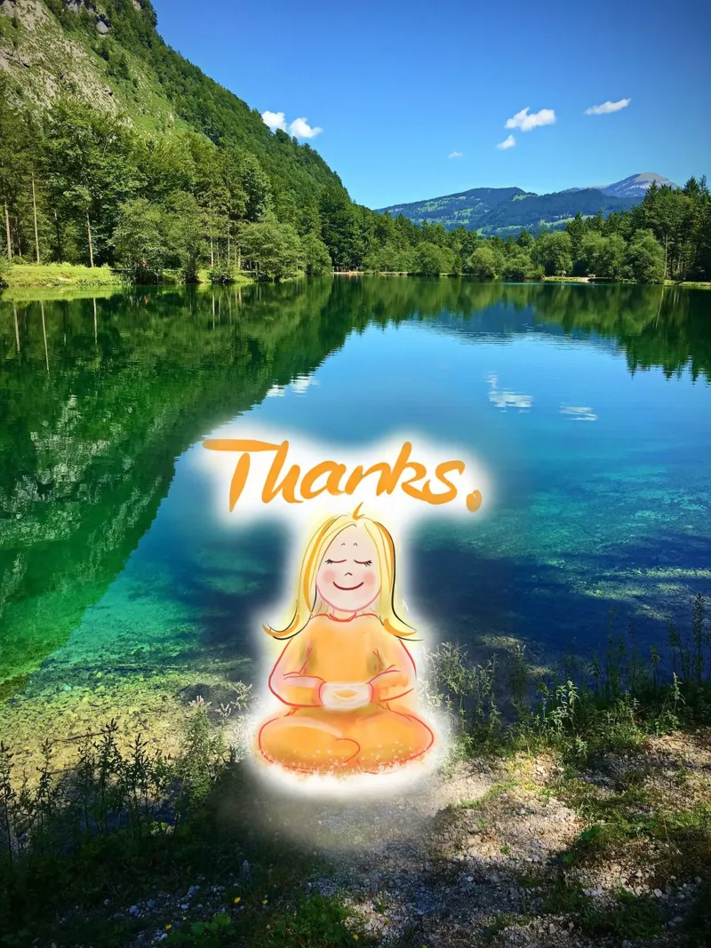 Danke! poster con telaio in plastica da Happy 😃 Art 🎨 by Christine Schnoell