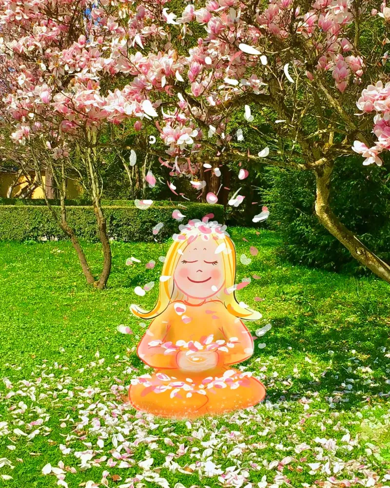 Dankbarkeit poster con telaio in plastica da Happy 😃 Art 🎨 by Christine Schnoell