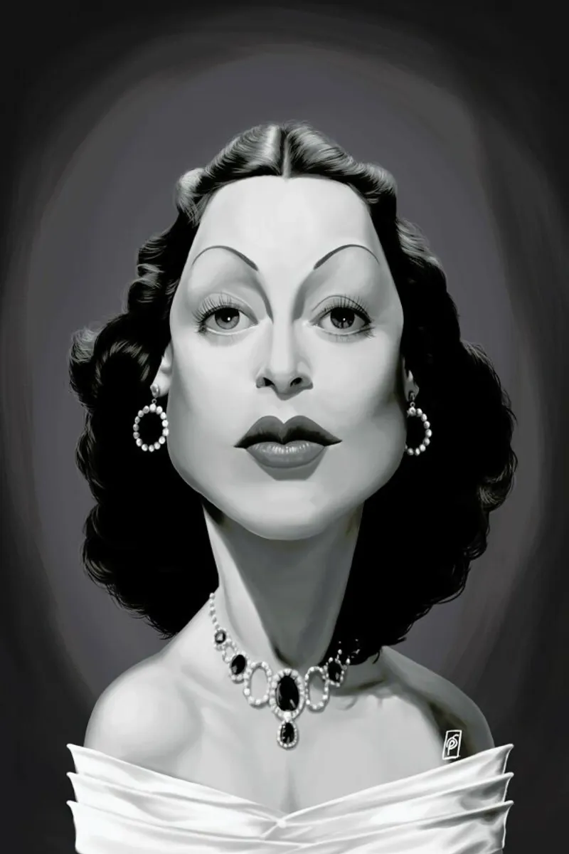 Hedy Lamarr pellicola backlit da Rob Art | Illustration