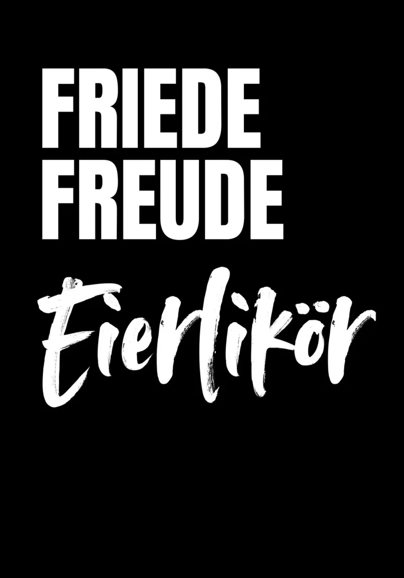 FRIEDE FREUDE EIERLIKÖR pellicola backlit da DigiWunderwerk