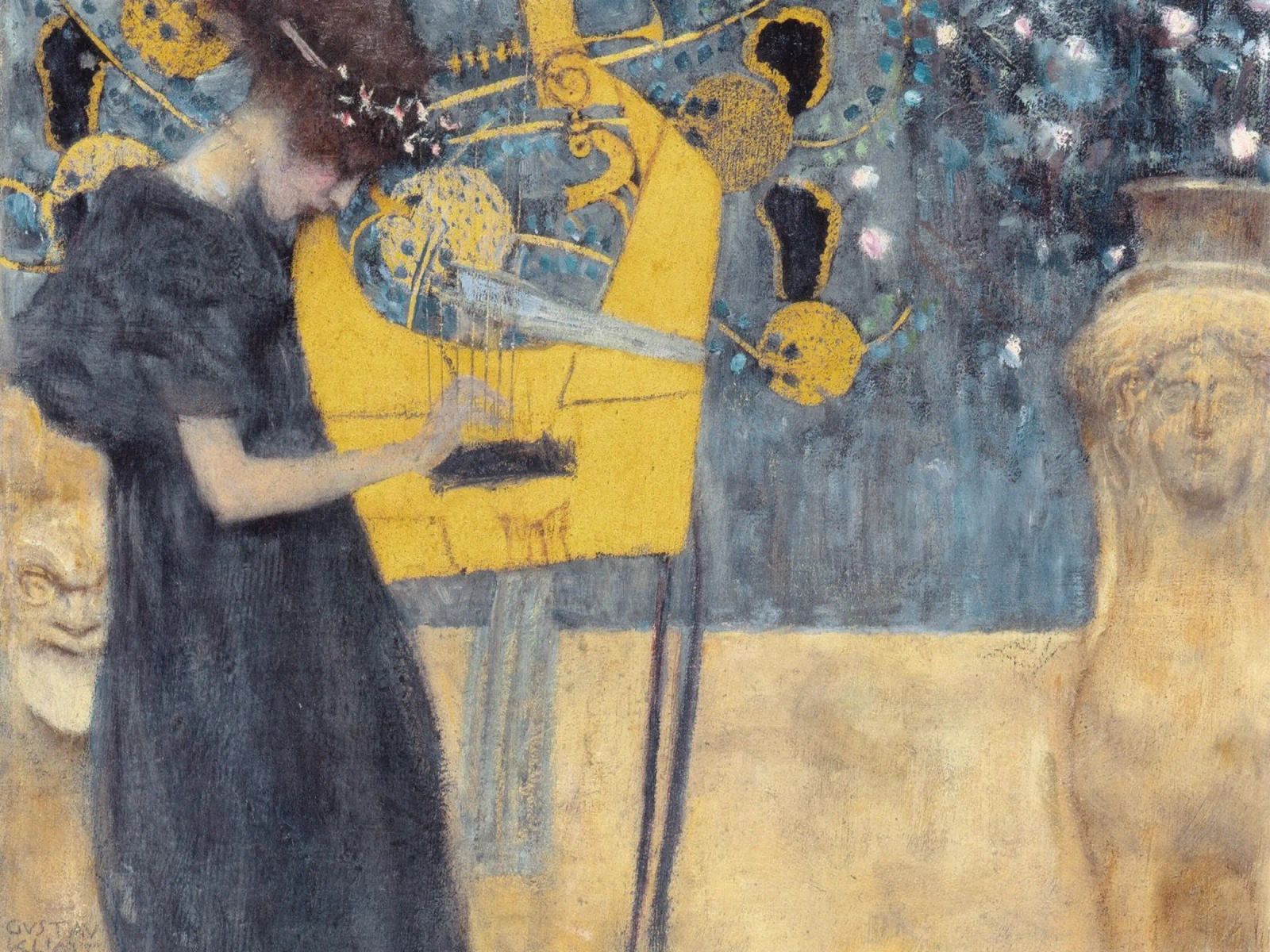 Gustav Klimt - Musica poster da Timeless Artworks