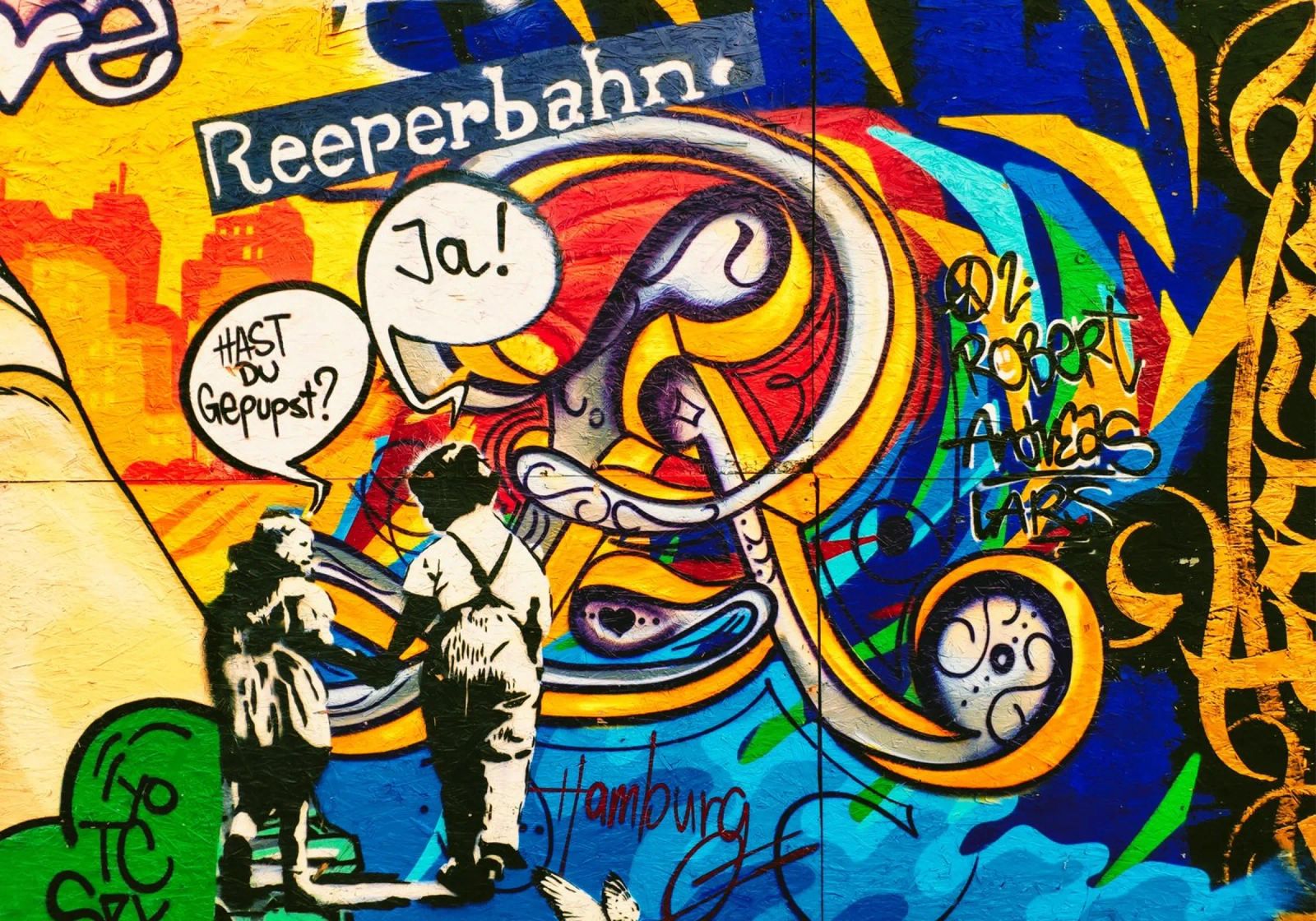 Reeperbahn Graffiti poster de DigiWunderwerk