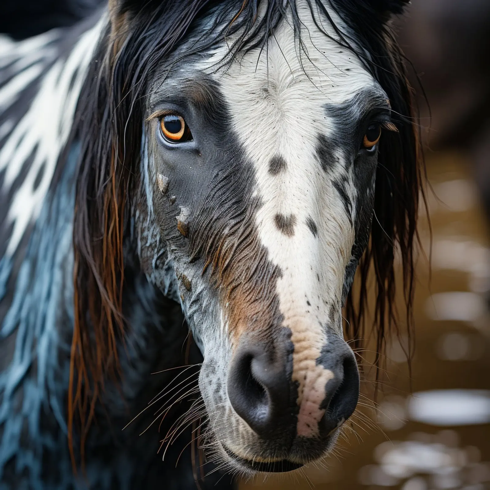 Ritratto di cavallo Appaloosa poster da Animal Portraits