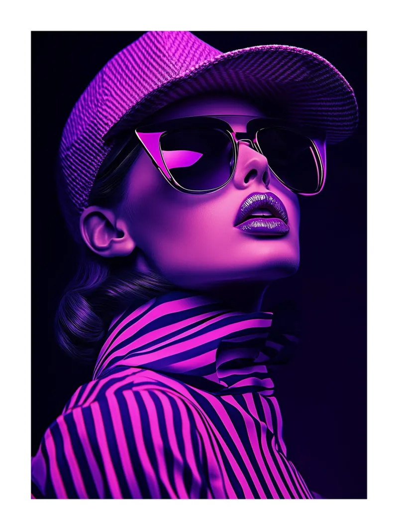 Neon Chic tela da Glitch & Glam