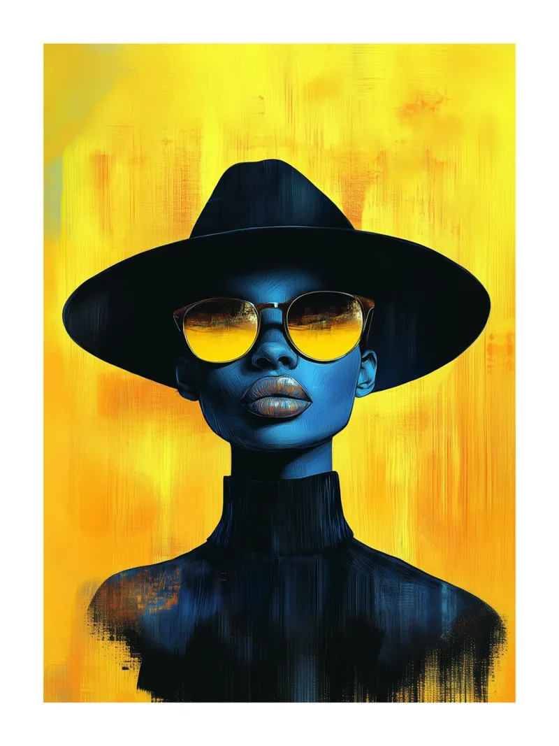 Mistero d'oro alluminio dibond da Glitch & Glam