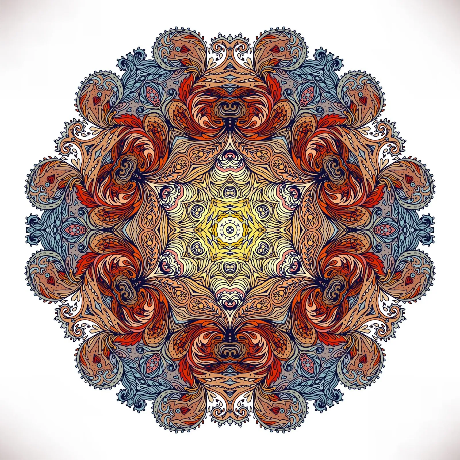 Mandala floreale pellicola backlit da Spiritual Touch