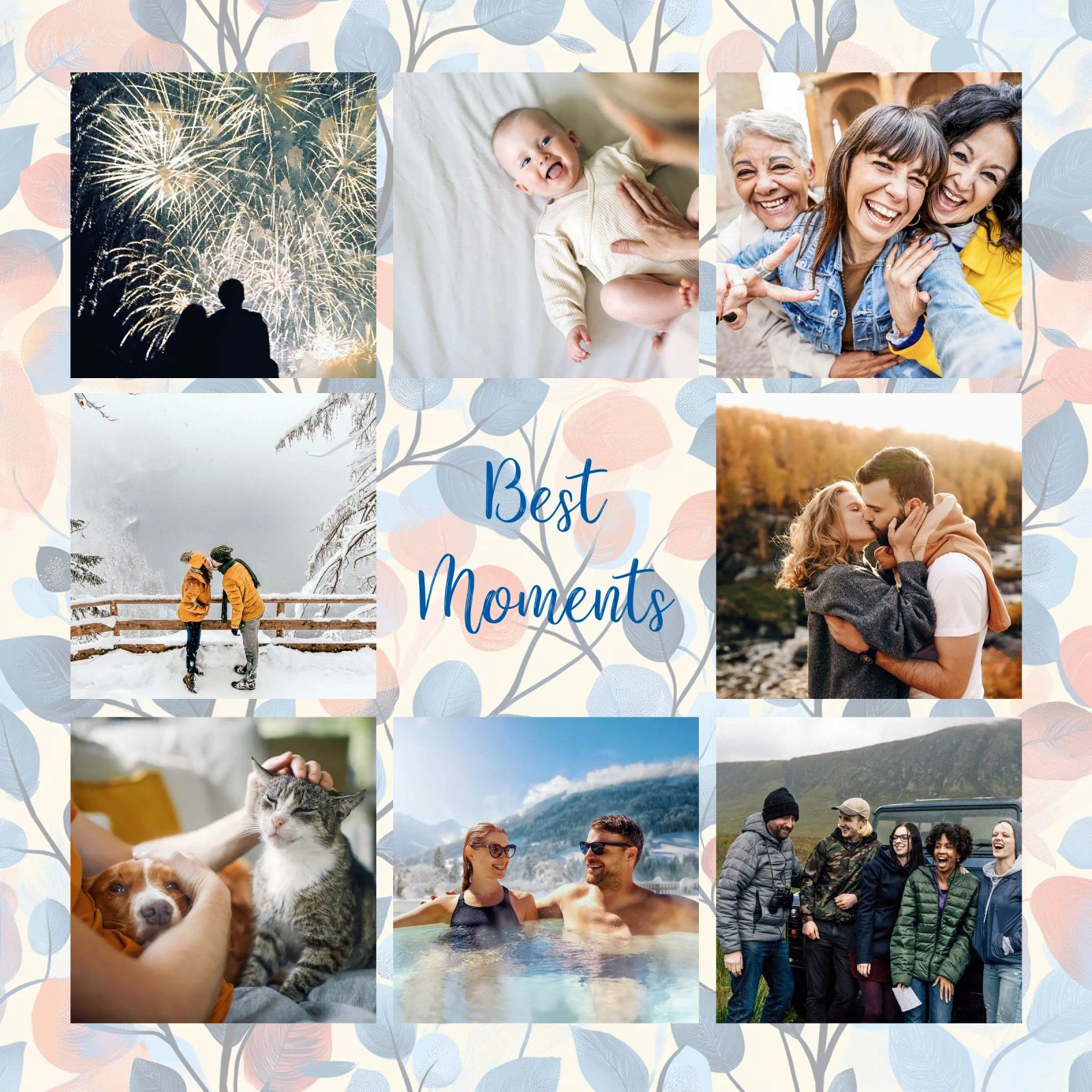 Beste Momente als bestes Geschenk Poster von Motivate-Today