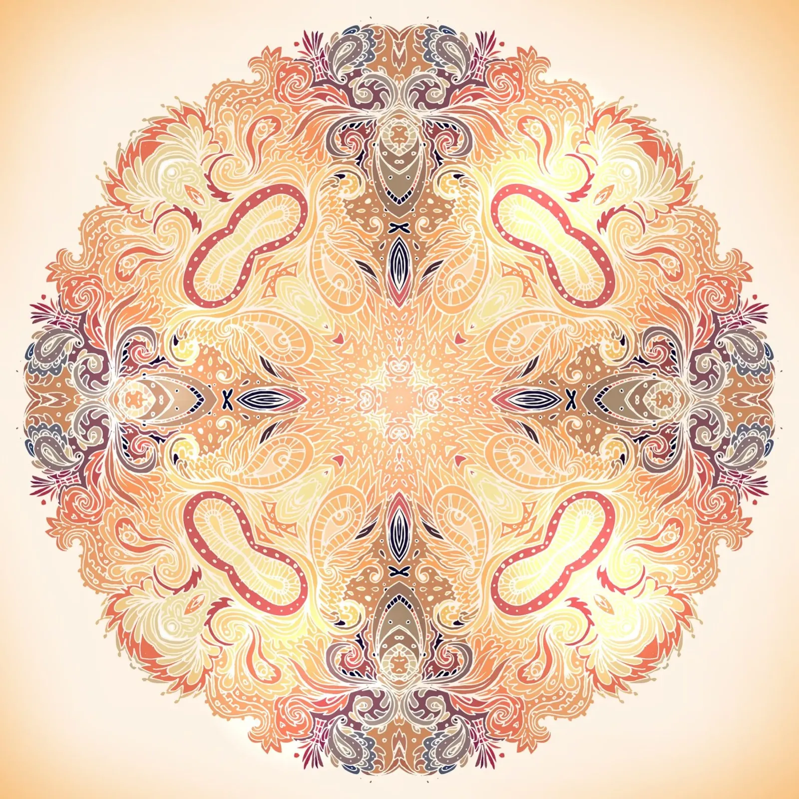 Mandala floreale pellicola backlit da Spiritual Touch